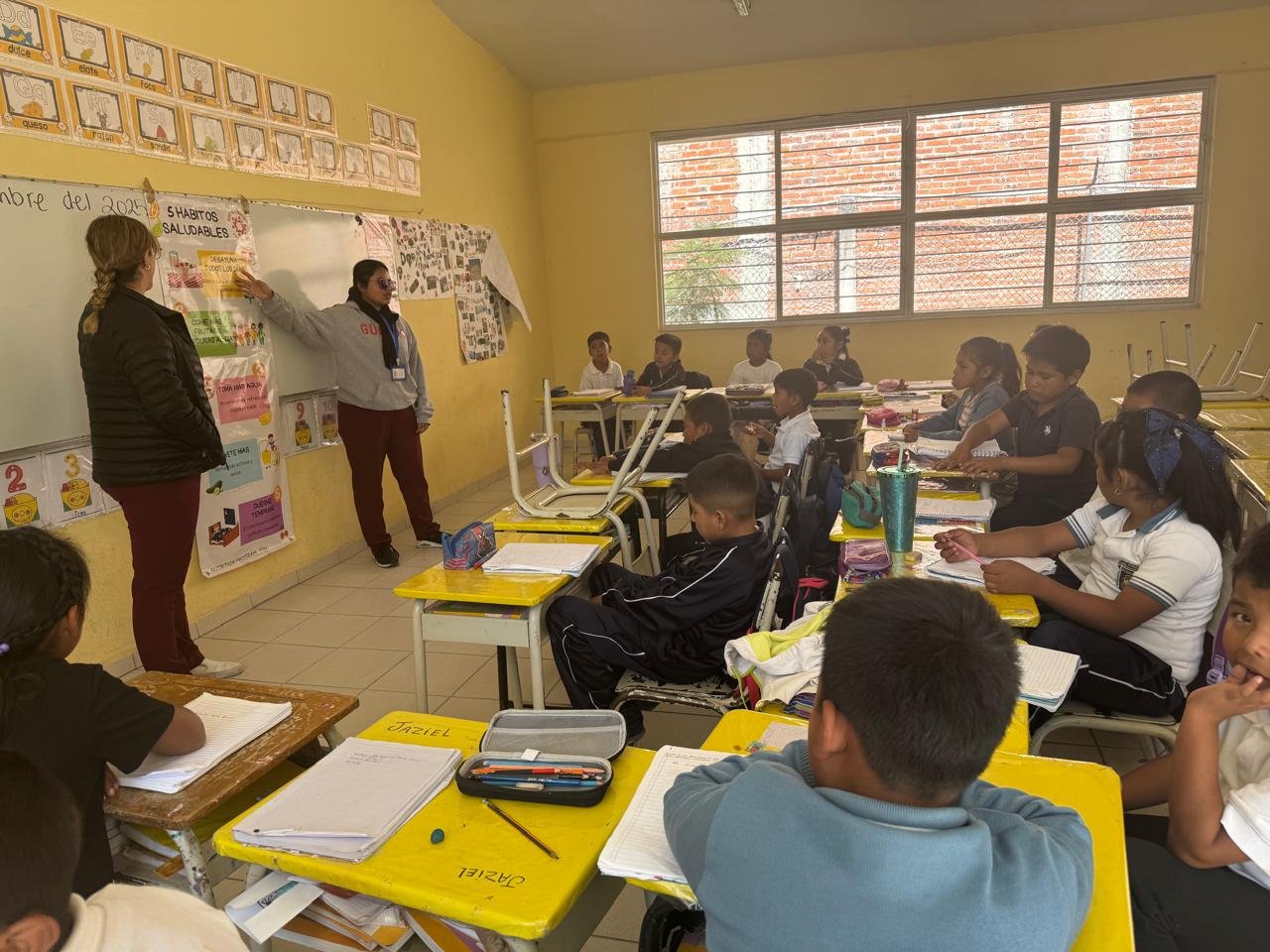 Nutrition education classroom at Feed the Hungry San Miguel